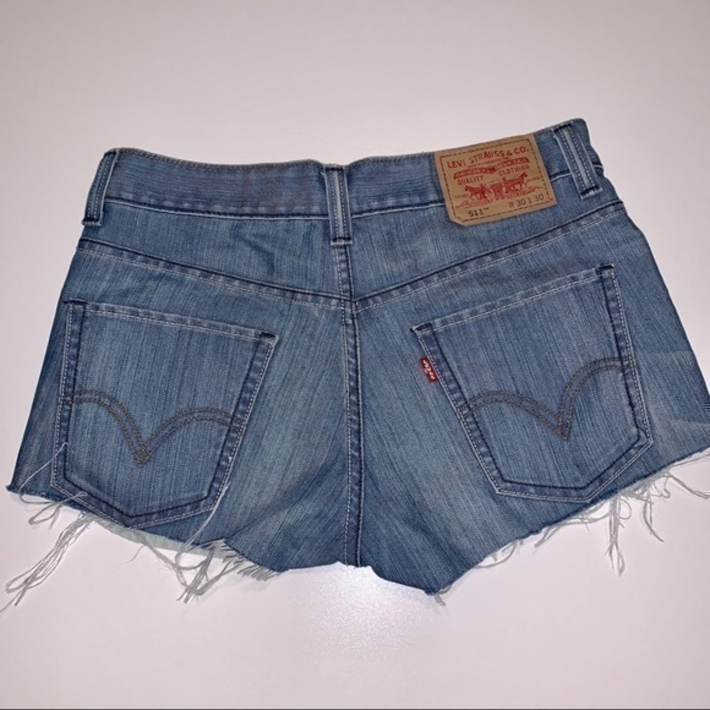 LEVIS 511 Cut Off Short Shorts - Size 30